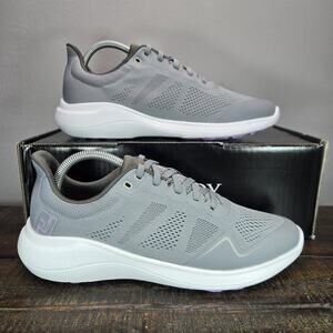 Footjoy Flex Womens Size 9.5 Medium Golf Shoes Spikeless Lace Up 95766 Gray